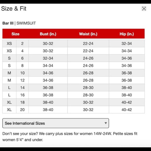 Bar III One Piece Blue Women’s Swimsuit XS NEW - Picture 4 of 5